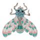 thumbnail image 2 of Broche de Moda Jinwen de Aleación Con Diamante Artificial, 2 of 8