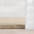 thumbnail image 2 of nuLOOM Speckled Wool-Blend Area Rug, 5' x 8', Sand, 2 of 9