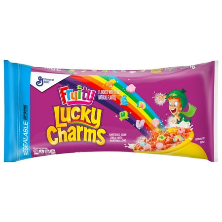 - Fruity Lucky Charms Breakfast Cereal, 35 oz