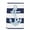 Navy Blue Light Blue White, variant on Navy Blue Striped Kitchen Towels Set of 1, Absorbent Microfiber Dish Tea Towels with Hanging Loop, Blue Anchor Nautical Farmhouse Resuable Hand Towel for Home Kitchen Cooking Cleaning 18"x28"