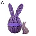 thumbnail image 2 of Juego de huevos de Pascua impresos en 3D, adornos huecos, regalo hecho a mano, decoración, 2 of 2