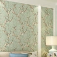 thumbnail image 3 of Girlsshop 3D Floral Wall Stickers Warm Girl Bedroom Background Contact Paper,8804-Light green53cm*3m, 3 of 9