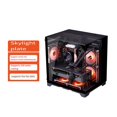 thumbnail image 3 of PC Case Sea View Room Gaming Computer Desktop M-ATX Motherboard Double-Sided Tempered Glass PC Gamer Cabinet, 3 of 6