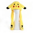 thumbnail image 2 of Funny Ear Moving Jumping Hat Creative Cute Pika Plush Movable Ears Hat, 2 of 6