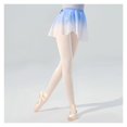 thumbnail image 2 of Adult Ballet Dance Skirts Chiffon Gradient Irregular Practice Leotard Dance Skirts Women Girls Gymnastics Skate Ballet Skirts, 2 of 7