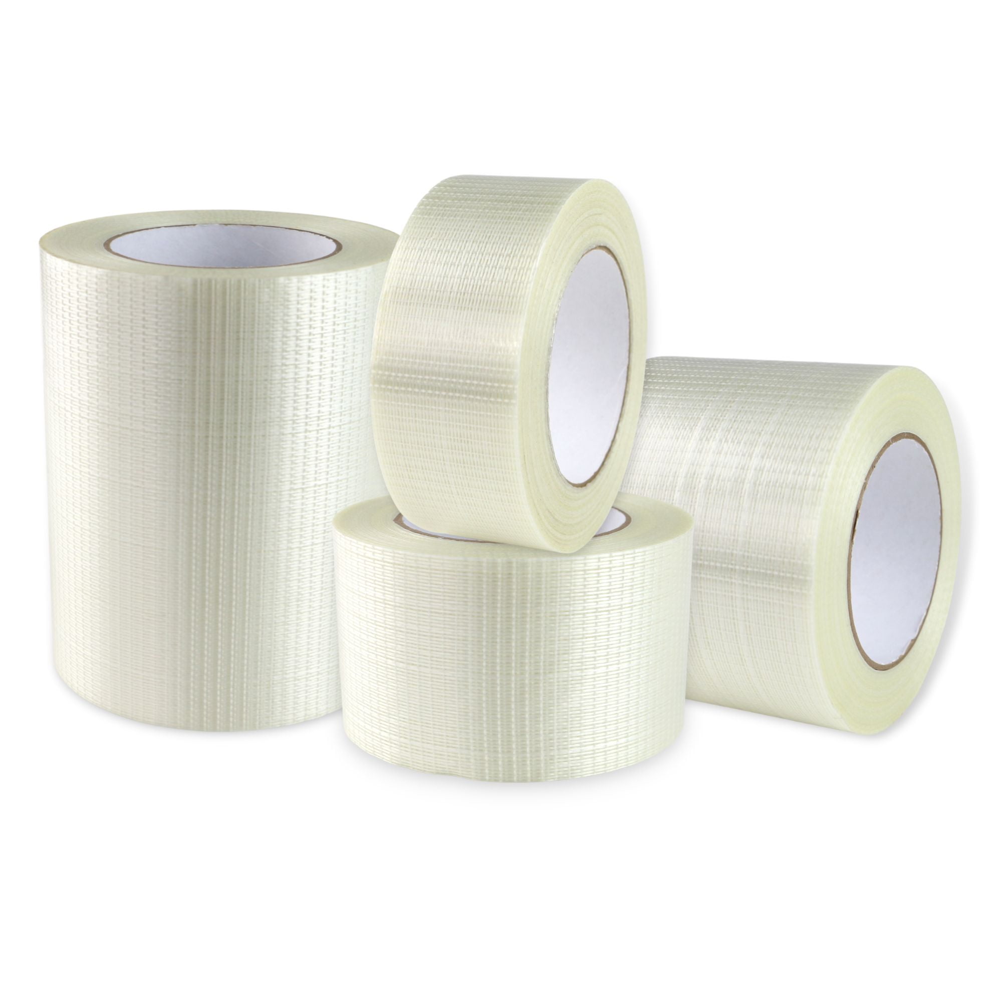 FindTape Bi-Directional Filament Tape [150# tensile] (HEXY-BD): 6 in. (144mm actual) x 60 yds. (Translucent)