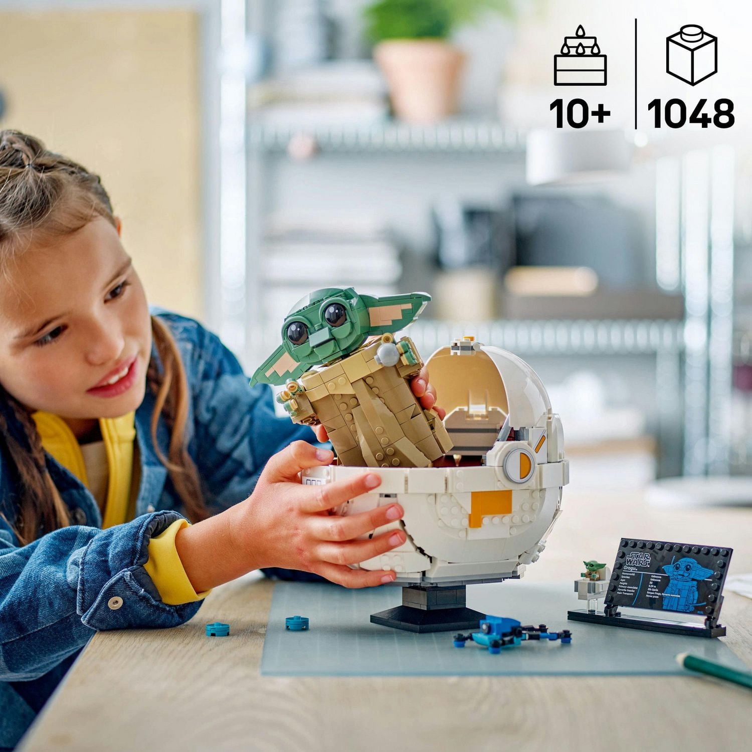 LEGO Star Wars Grogu With Hover Pram Building Toy Set - Star Wars Toy for Kids, Boys & Girls, Ages 10+ - Gift Idea for Birthday - 75403