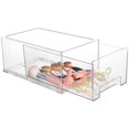 thumbnail image 1 of Stackable Storage Drawer, Large Organizer, Transparent Plastic Storage Organizer, Drawer Design Storage Box, Home Office Stationery Clothing Cosmetics Food, 1 of 7