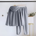 thumbnail image 3 of Fluffy Pajamas for Women Long Sleeve Zip Up Jackets Pants Set Lounge Set Womens Pjs Sets Winter, 3 of 3