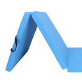 thumbnail image 4 of Esterilla de yoga plegable de tres pliegues, impermeable, portátil, para gimnasio y estiramientos. PU azul claro, 4 of 9