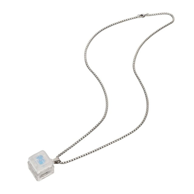 Collier anti-stress LED portable en résine, tendance, pour homme et femme
