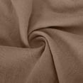 thumbnail image 5 of Hurxie Men's Long Linen Shorts Below Knee Pocketed 3/4 Summer Drawstring Capri Pant Coffee,3XL, 5 of 7