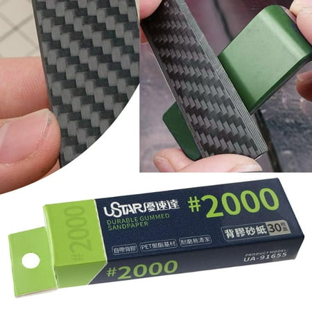 

Polishing Sand Paper Sanding Tools Sticky Sand Paper for Furniture Woodworking Diorama Assembly Model 2000 Grit