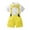 Yellow, variant on Utoimkio Baby Boy Formal Short Sets Toddler Summer Gentleman Outfit Kid Short Sleeve Bowtie Shirt Suspender Shorts Suit Two Piece Set