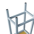 thumbnail image 7 of Set of 2 Wood Bar Stools, 25.6" Tall Bar Chairs with 220 lbs Load Bearing, Kitchen Counter Stools with Footrests, Farmhouse Stools for Dining Room, Kitchen, Counter, Gray-Blue, 7 of 7