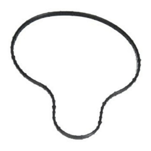 KarParts360 For Cadillac DeVille 1994-2005 Water Pump Cover Gasket | Rubber | Black | 0.246 Inches / 6.25 Millimeters Thickness | Replacement For 12600020