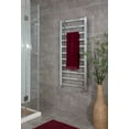 thumbnail image 2 of Ico Bath H704 Tuzio Milano 23-1/2"W X 50-1/2"H Hydronic Steel Towel Warmer - Chrome, 2 of 2