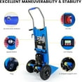 thumbnail image 6 of Joreek Electric Stair Climbing Dolly 1200W Powered Stair Climbing Hand Trucks 880lbs Max Capacity Electric Dolly for Stairs with 4M Safety Rope, 6 of 8