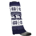 thumbnail image 3 of SuTry Women's Christmas Theme Leg Warmers 2025 Winter Trendy Knitted Thickening Velvet Fabric Suitable for Christmas Celebrations(Navy#1,Free Size), 3 of 5