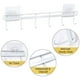 thumbnail image 4 of Ganchos De Pared Adhesivos, Riel De Cocina, Soporte Para Utensilios Que Ahorra Espacio, 2 Blancos, 4 of 6