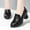 Black, variant on Wensltd Black Heels for Women Closed Toe Wedding Pumps Shallow Mouth Shoes Party Prom Work Dress Shoes