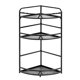 thumbnail image 1 of Estante esquinero para encimera de cocina, estante para condimentos, estante de madera para especias, organizador de escritorio triangular de hierro para baño, multicapa, 1 of 8