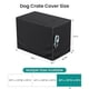 thumbnail image 2 of Funda para jaulas para perros BROSYDA 122x76x84 cm 600D Oxford Black, 2 of 7