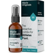 Athletes Foot Spray - Extra Strength - Natural Ingredients Itchy Skin Relief, Ringworm, Jock Itch, Odor | Apple Cider Vinegar Remedy for Men, Women | Marie Originals