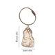 thumbnail image 4 of Botella Almacenamiento Llavero Gato Transparente para El (estilo F), 4 of 4
