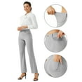 thumbnail image 5 of JIUKE Womens Dress Pants Bootcut Pull on Office Slacks Business Casual Work Pants with Pockets S-XXL, 5 of 8