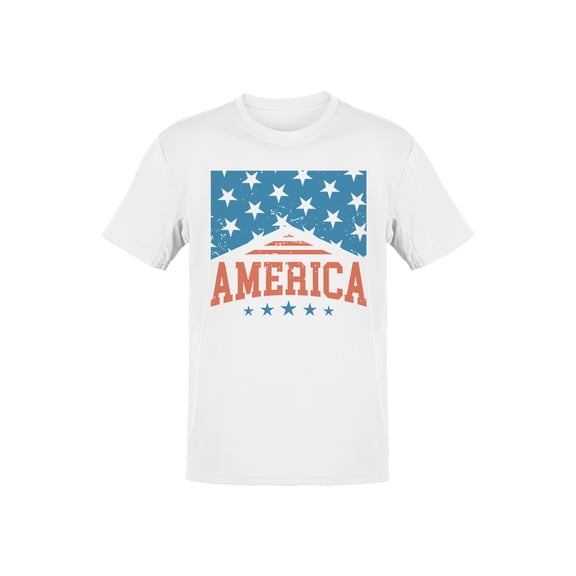 Vintage USA Patriotic Stars Men's T-shirt