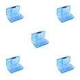 thumbnail image 1 of Kearding Organizador de pastillas Almacenamiento transparente Compartimiento de contenedor de tableta semanal Dispensador a prueba de humedad Azul 5Conjunto, 1 of 6