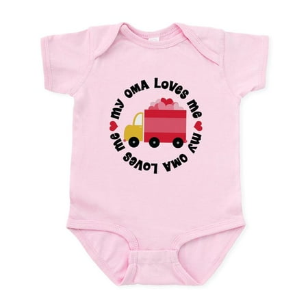 

CafePress - My Oma Loves Me Infant Bodysuit - Baby Light Bodysuit Size Newborn - 24 Months