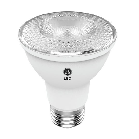 GE 38439 PAR20 LED Floodlight Bulb, Soft White, 7 Watts, 500 Lumens