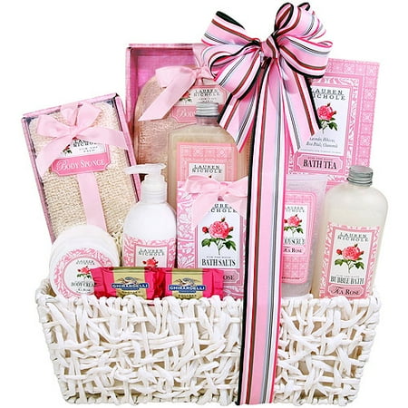 Alder Creek Gift Baskets Lauren Nichole Tea Rose Seasonal Gift Set, 12 pc