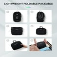 thumbnail image 6 of WATERFLY Unisex 25L Small Foldable Packable Travel Hiking Nylon Backpacks Daypack,Black, 6 of 7