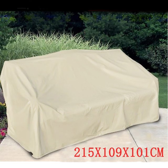 1 funda para muebles de jardín, 215*109*101 cm, a prueba de polvo, funda para silla de mesa al aire libre TUNC Sencillez