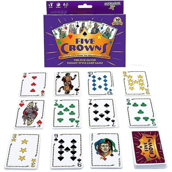 Five Crowns Card Game Family Card Game - Fun Games For Family Game Night With Kids