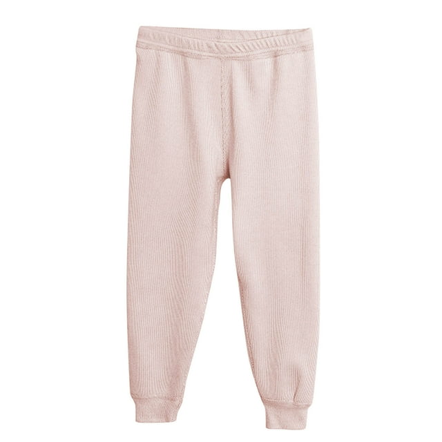 Pantalon de Pyjama pour Filles en Molleton Thermique Épais Pantalon de Pyjama en Molleton