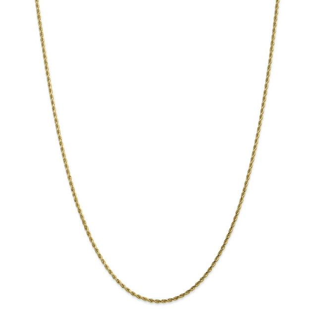 Leslie's 14K 1.75mm Diamond-Cut Rope Chain (Weight: 6.59 Grams, Length: 24 Inches)