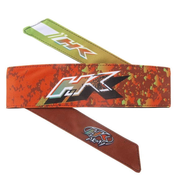 HK Army Headband - Retro Liquid - Orange/Lime