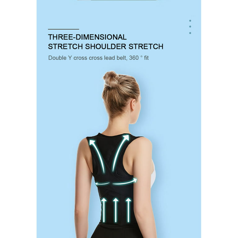 Posture Corrector for Men, Adjustable Back Brace Shoulder for Women, Fits  Most Back Straightener for Back Pain Relief, Work, Sitting 