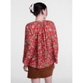 thumbnail image 4 of Scenario Women's Top with Poet Sleeves, Sizes XS-XXXL, 4 of 7