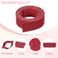 thumbnail image 3 of Uxcell Flat Suede Leather Lace, Faux Leather Strap Leather String Cord DIY Supplies Red, 3 of 7