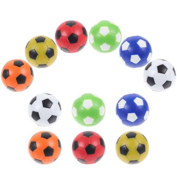 unbranded  12 Pcs Football Machine Bright Soccer Balls Game Table Child