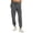 Dark Grey, variant on PULI Women's Loose Cargo Sweatpants with Pockets Cotton Blend Jogger Pants Elastic Waist Athletic Lounge Pants for Yoga Gym Running