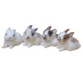 thumbnail image 1 of 4pcs Lifelike Hairy Bunny Model Simulate Rabbit Miniature Bunny Toy Kids Birthday Gift Mini Rabbit Ornament Desktop Decorative Accessory Props for Easter(Random Color), 1 of 8
