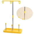 thumbnail image 4 of Miangastore Sewing Machine Universal Thread Stand Plastic 3 Spools Holder Household Thread Holder for Sewing Embroidery (Yellow), 4 of 8
