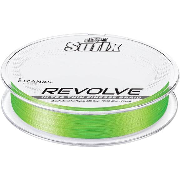 Sufix Revolve Braid 6 lb Neon Lime Fishing Line