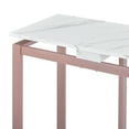 thumbnail image 6 of 63'' Modern Sofa Table, 1-Tier Extra Long Console Entry Table with Metal Frame and 1 Thicken Wood Shelve for Entryway, Hallway, Living Room, Foyer, Corridor, Office (Pink+White), 6 of 8